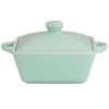 Casserole Dishes * | Mini Stoneware Casserole With Lid In Mint By Martha Stewart