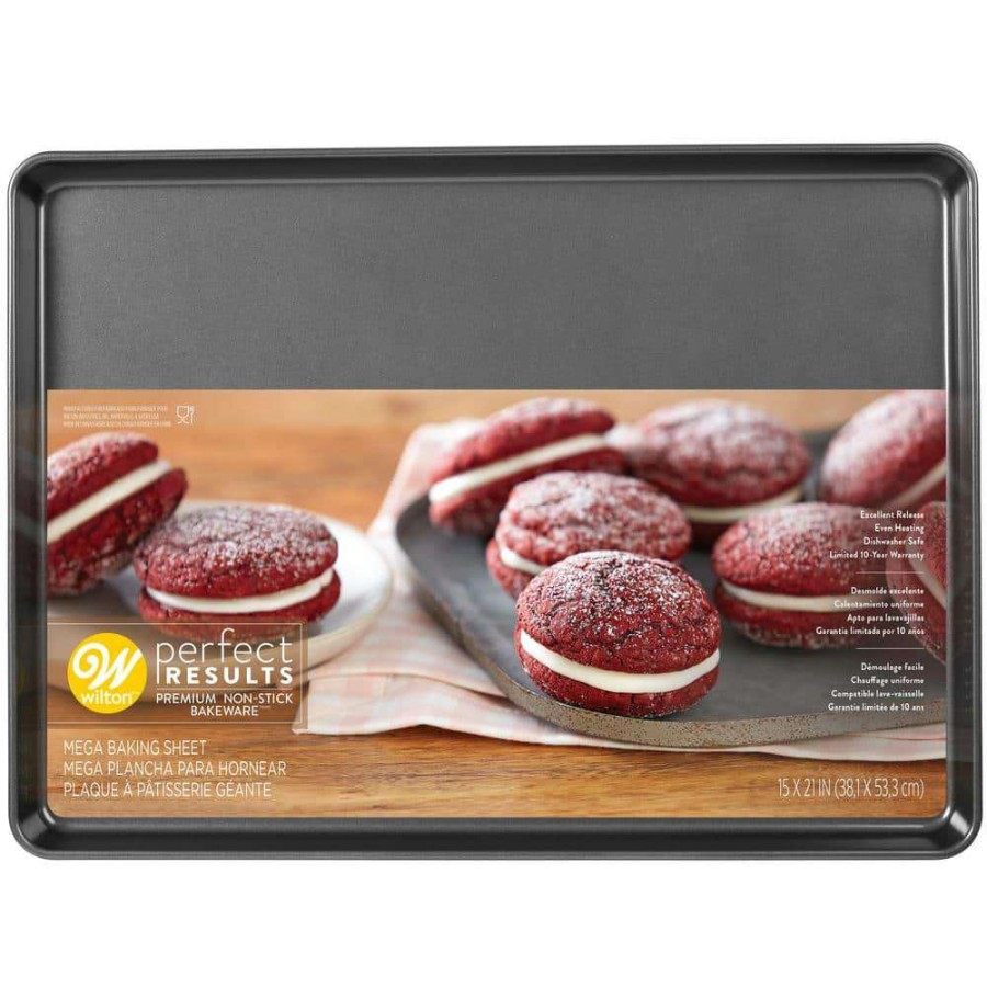 Baking Sheets * | Perfect Results Mega Non-Stick Cookie Sheet By Wilton:Wilton