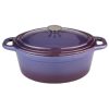 Casserole Dishes * | Neo 8 Qt. Oval Cast Iron Purple Casserole Dish With Lid By Berghoff