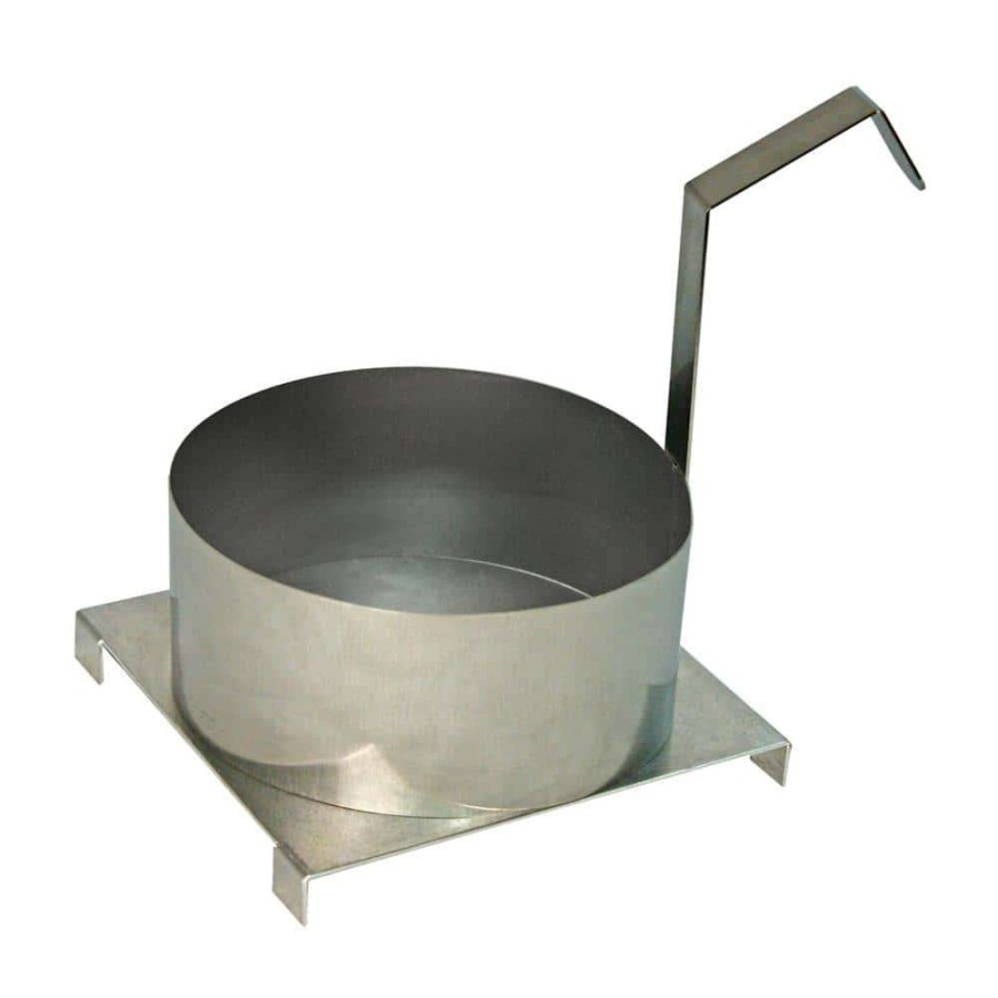 Baking Supplies * | 8 In. Funnel Cake Mold Ring With Base Plate By Paragon