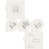 Baking Supplies * | Nativity, Wisemen, Shepherds, O Holy Night, Merry Christmas Cookie Stencil Bundle (7-Patterns) By Designer Stencils